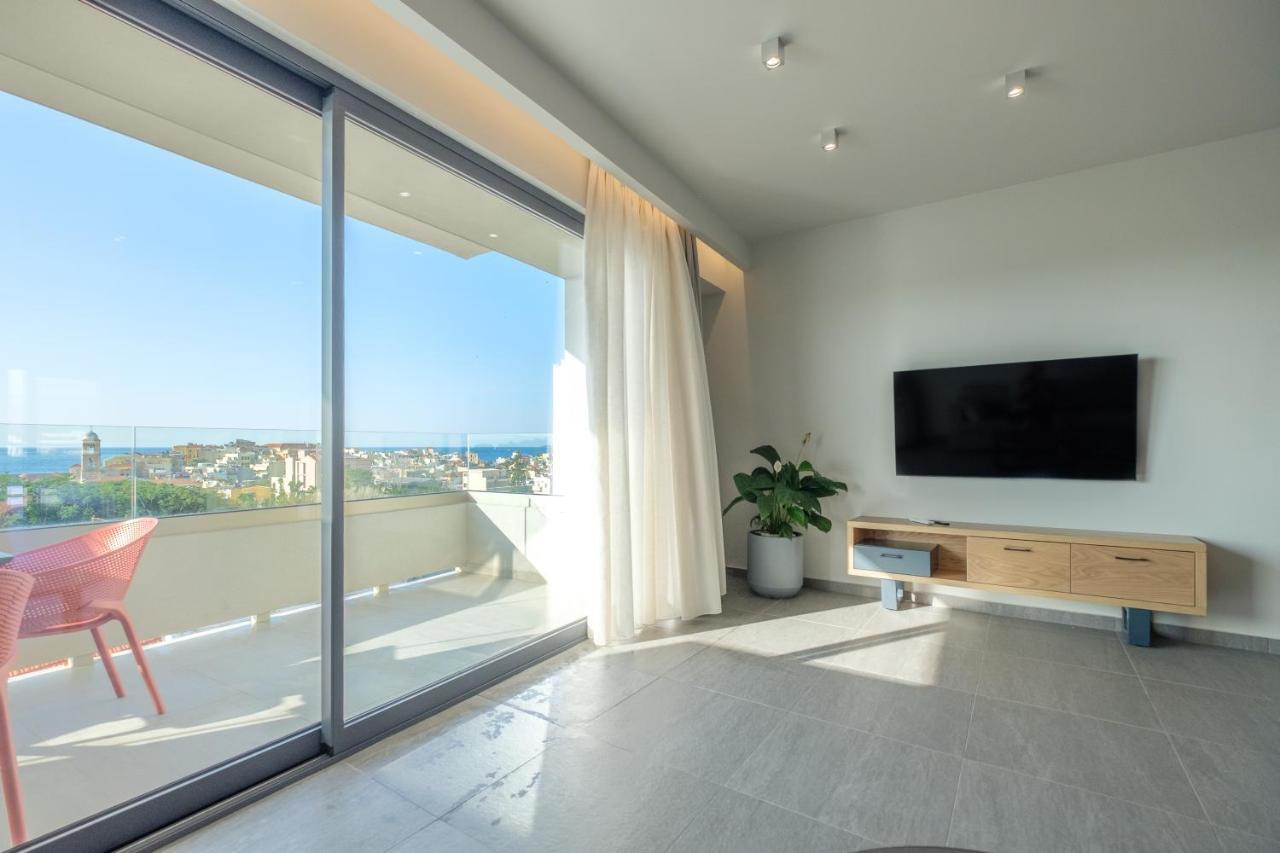 Apartmán Sky-High 70Sqm Penthouse W. Stunning Views - 05 Chania  Exteriér fotografie
