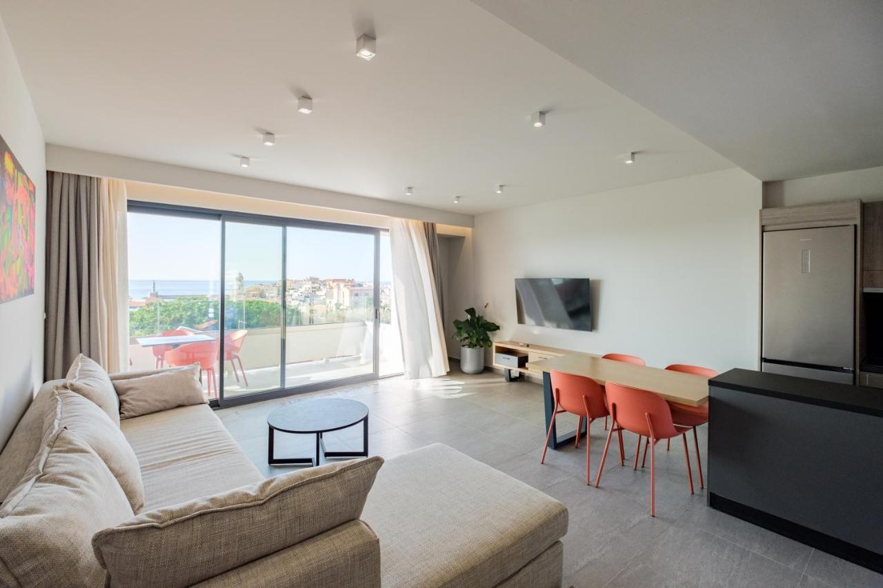 Apartmán Sky-High 70Sqm Penthouse W. Stunning Views - 05 Chania  Exteriér fotografie